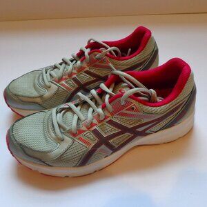 ASICS Women's Running‎ Walking Lightweight Shoes T7K8N Pink Gray Size 9 in EUC